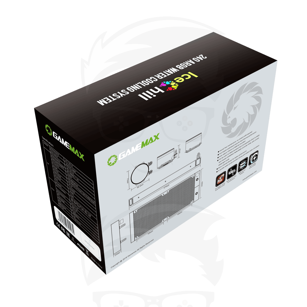 GAMEMAX Liquid Cooler Ice Chill 240 GAMEMAX Liquid Cooler Ice Chill 240